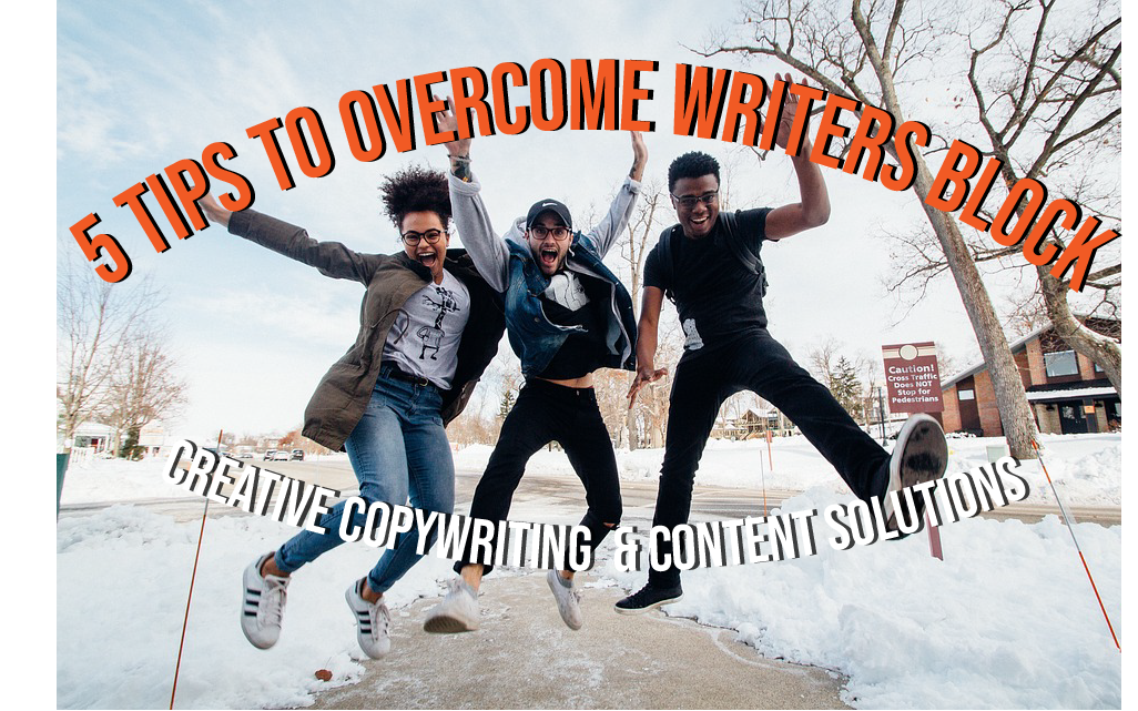 CCCS Blog image Five Tips To OVERCOME Writers Block Image